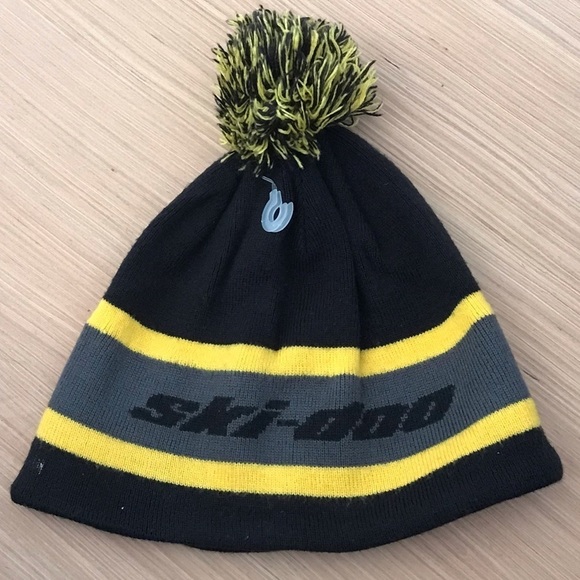 BRP Ski-Doo Yellow & Black Beanie - Picture 2 of 6
